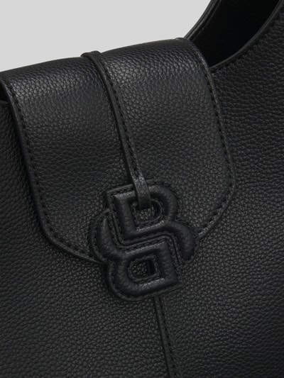 BOSS torba na ramię z aplikacją z logo Czarny 4