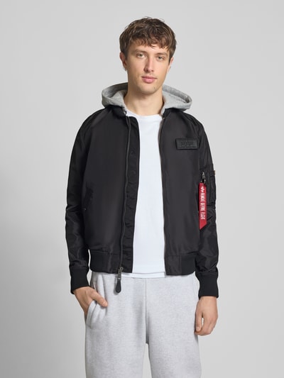 Alpha Industries Blouson mit Logo-Anhänger Modell 'MA-1 TT' Black 4