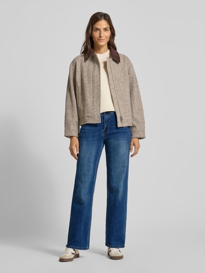 ZABAIONE Wide Leg Jeans mit Gürtel Jeansblau 1