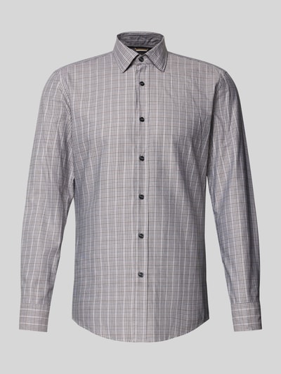 BOSS Koszula casualowa o kroju slim fit z kołnierzykiem typu kent model ‘HANK’ Beżowy 2