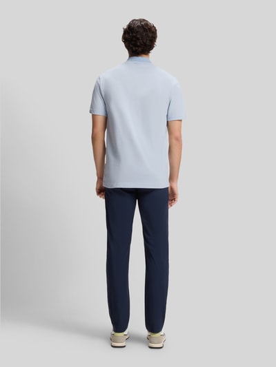 BOSS Orange Relaxed Fit Poloshirt aus reiner Baumwolle Modell 'PEOXFORDNEW' Hellblau 5