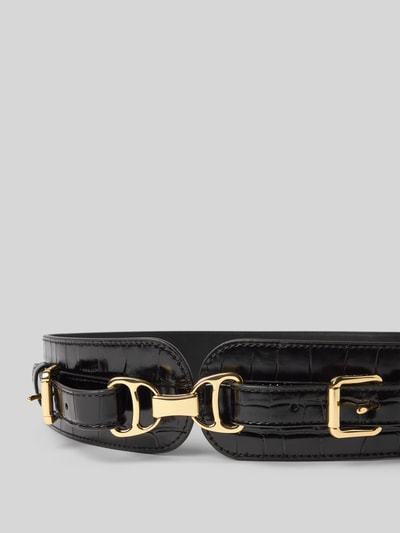 Lauren Ralph Lauren Pasek ze sprzączką Czarny 2