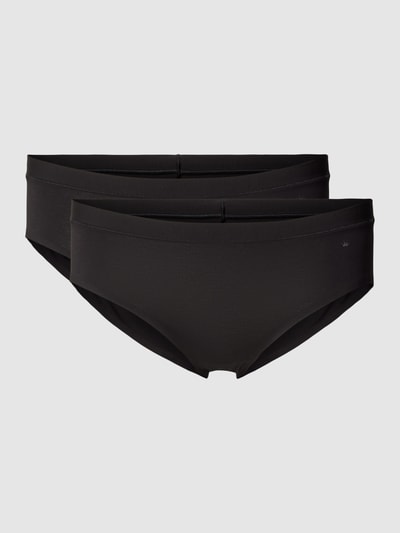 Triumph Slip met elastische band in een set van 2 stuks Zwart - 1