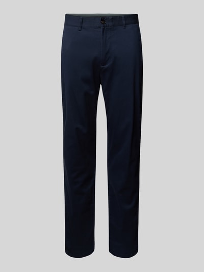 Christian Berg Men Regular fit broek met riemlussen Marineblauw - 2