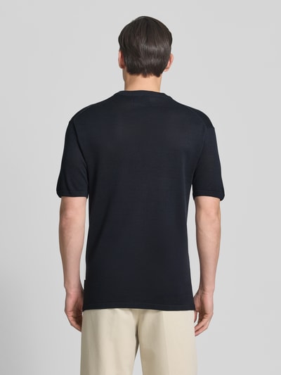 Marc O'Polo Regular Fit T-Shirt aus reiner Baumwolle Marc O'Polo × DFB Travel Collection Dunkelblau 5