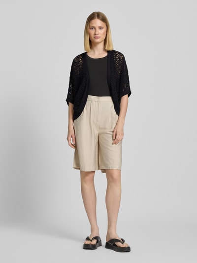 Tom Tailor Loose fit bolero-cardigan van puur katoen Zwart - 1