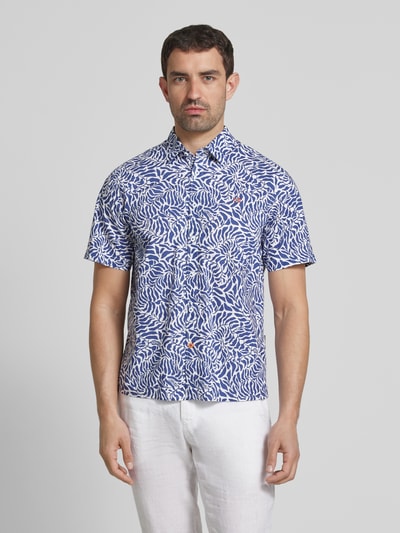 Napapijri Slim Fit Freizeithemd mit Logo-Stitching Marine 4