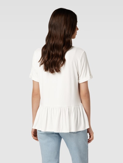 LIU JO SPORT T-Shirt mit Streifenmuster Offwhite 5