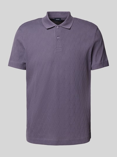 JOOP! Collection Regular Fit Poloshirt aus reiner Baumwolle Modell 'Bianco' Purple 2
