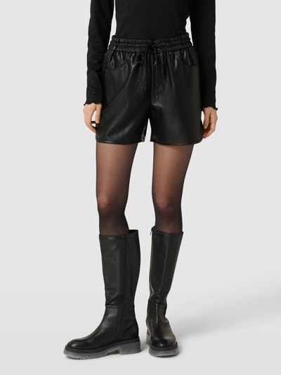 Esprit Shorts aus Visksoe mit elastischem Bund Black 4