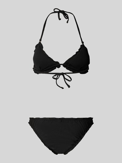 Shiwi Bikini z falbanami model ‘LYNN’ Czarny 3