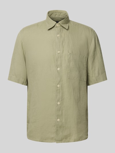 Marc O'Polo Regular Fit Freizeithemd aus reinem Leinen Mint 2
