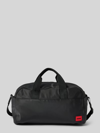 HUGO Torba typu duffle bag z naszywką z logo model ‘Ethon’ Czarny 2