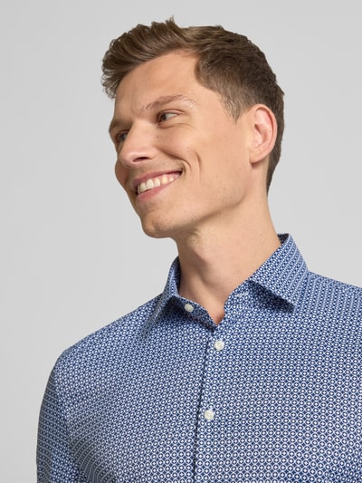 Jake*s Slim Fit Business-Hemd mit 1/2-Arm Bleu 3
