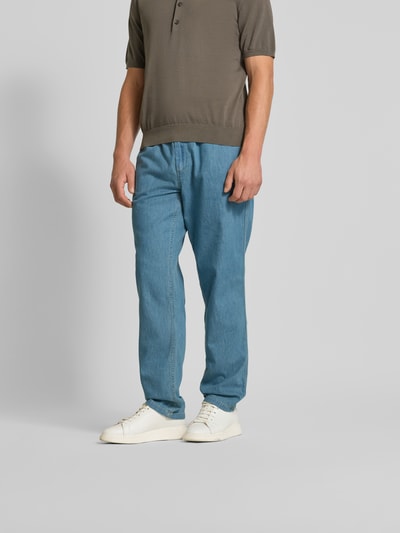 Closed Stoffhose mit elastischem Bund Jeansblau 4