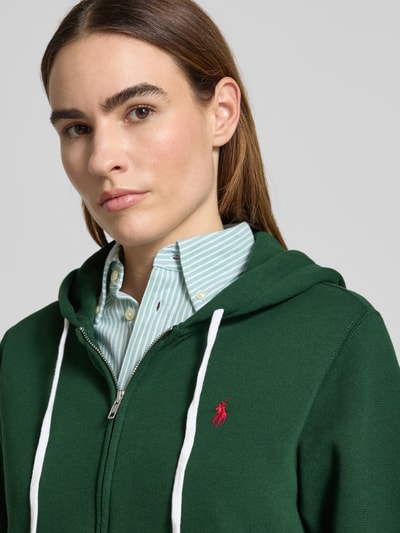 Polo Ralph Lauren Regular fit sweatjack met logostitching Donkergroen - 3