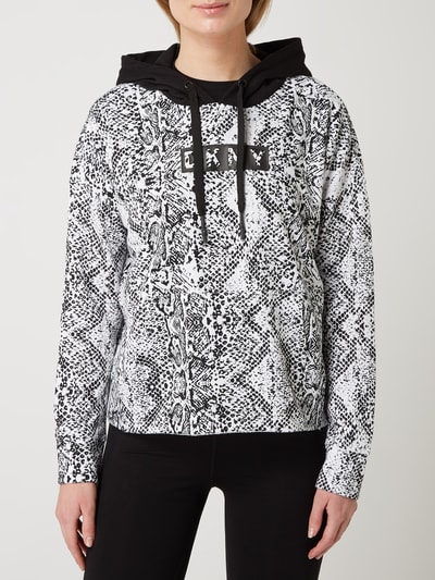 DKNY PERFORMANCE Hoodie in slangenlook Wit - 4