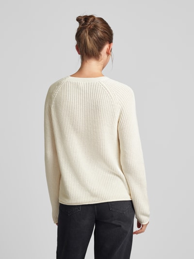 QS Gebreide pullover met raglanmouwen Wit - 5