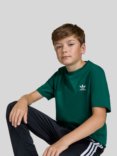 adidas Originals regular fit T-shirt met logodetail Donkergroen - 3