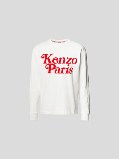 Kenzo Sweatshirt mit Label-Print Offwhite 2