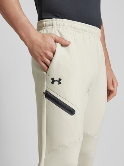 Under Armour Sweatpants mit merzerisiertem Baumwoll-Anteil Offwhite 3