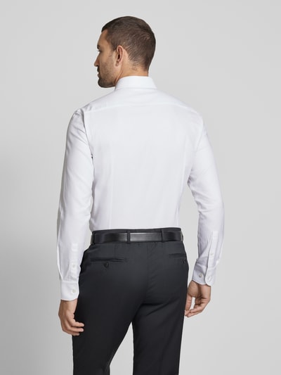 BOSS Slim Fit Business-Hemd mit Haifischkragen Modell 'Hank' Weiss 5