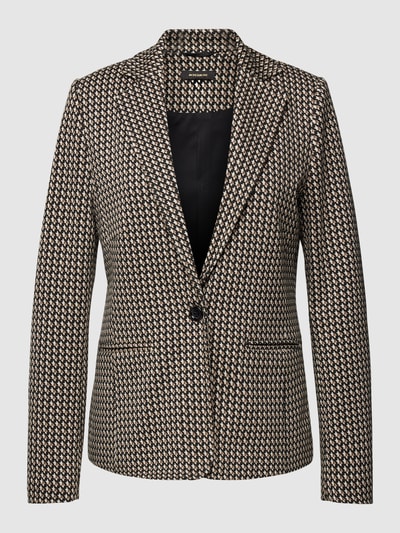 More & More Blazer mit Allover-Muster Black 2