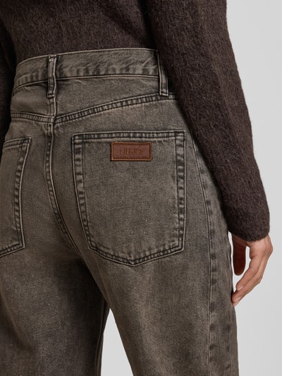 Liu Jo White Mom Fit Jeans mit 5-Pocket-Design Mittelbraun 3