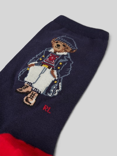 Polo Ralph Lauren Socken mit Motiv-Stitching Dunkelblau 2