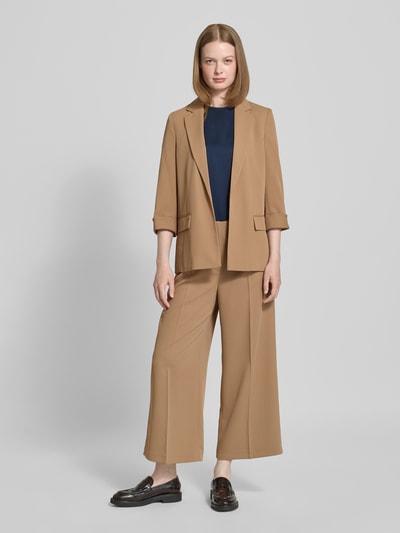 Christian Berg Woman Selection Regular fit culotte met persplooien Lichtbruin - 1