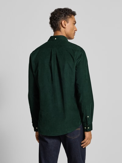 Barbour Tailored Fit Freizeithemd aus reiner Baumwolle Oliv Melange 5