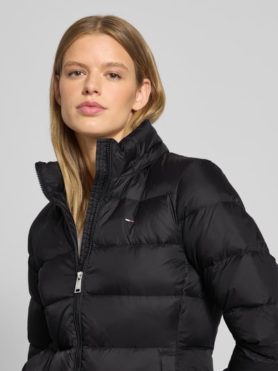 Tommy Jeans Kurtka puchowa o kroju slim fit ze stójką Czarny 3