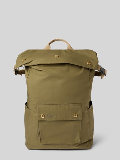 Barbour Rucksack aus reiner Baumwolle Modell 'FOLDOVER' Khaki 2