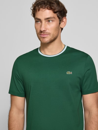 Lacoste T-Shirt mit Label-Detail Gruen 3