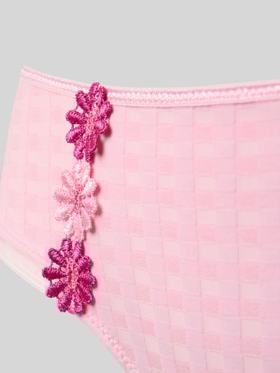 Marie Jo Slip met gebloemde siergarnering, model 'Avero' Roze - 2