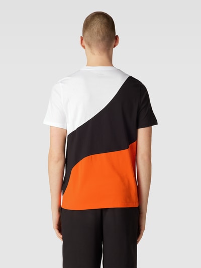 PUMA PERFORMANCE T-Shirt im Colour-Blocking-Design Modell 'PUMA POWER Cat' Orange 5