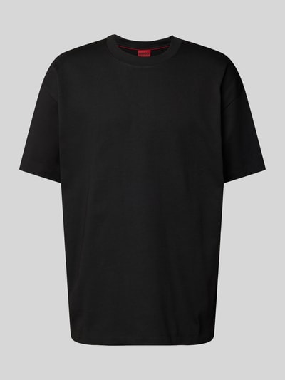 HUGO T-Shirt mit Label-Detail Modell 'Dplanitee' Black 2