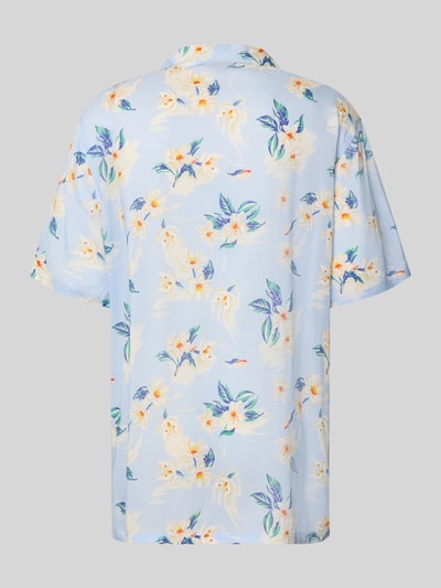 Tommy Hilfiger Regular fit bowlingoverhemd van een mix van modal en viscose Bleu - 3