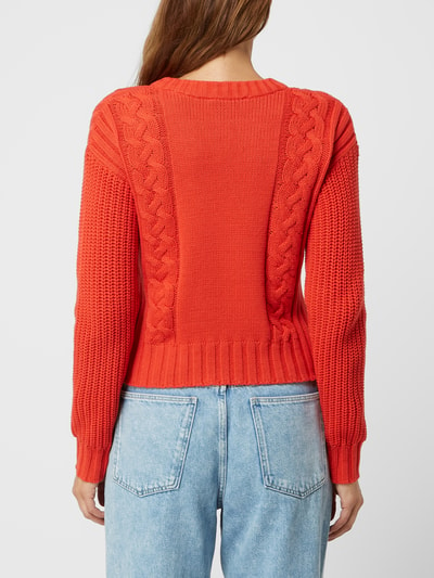 Esprit Korte pullover met extra brede schouders  Rood - 5