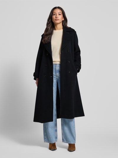 Marella Płaszcz z połami Granatowy 1