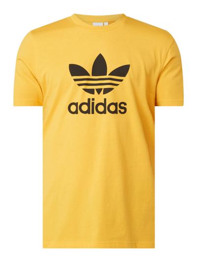 adidas Originals T-Shirt mit Logo-Print  Gelb 2