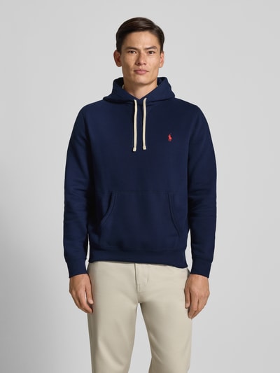 Polo Ralph Lauren Regular fit hoodie met logostitching Marineblauw - 4