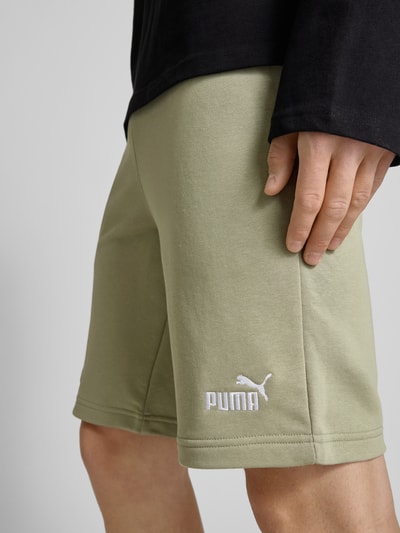 PUMA PERFORMANCE Sweatshorts met elastische band Lichtgroen - 3