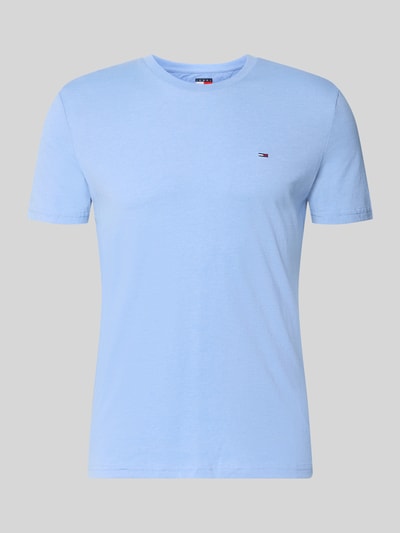 Tommy Jeans Slim fit t-shirt van katoenmix Blauw - 1