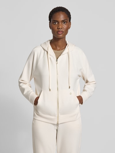 JOOP! Sweatjacke mit Label-Detail und Zweiwege-Reißverschluss Offwhite 4