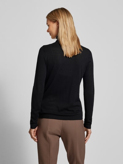 Christian Berg Woman Selection Gebreide pullover met ribboorden Zwart - 5