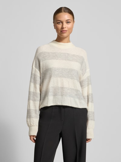 Drykorn Strickpullover aus Alpaka-Mix Modell 'MATHISA' Offwhite 4