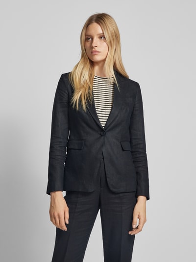 Mango Blazer mit Knopfverschluss Modell 'BORELI' Black 4