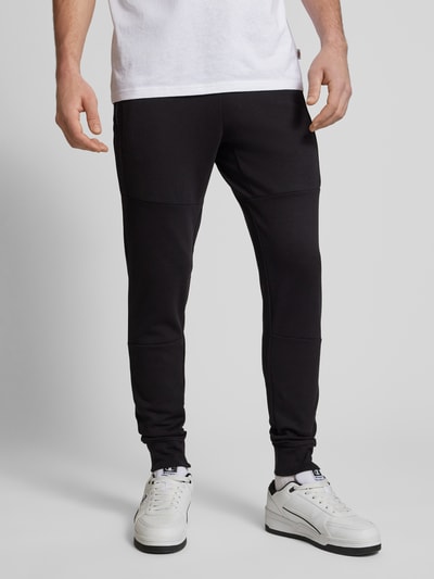 Jack & Jones Slim Fit Sweatpants mit Reißverschlusstaschen Modell 'WILL' Black 4