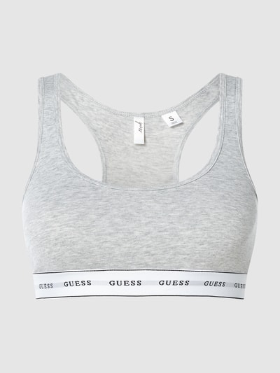 Guess Bustier met logo in band Middengrijs gemêleerd - 2